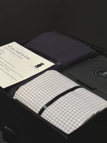 For the groom who deserves more than an ordinary gift. This set provides a custom-tailored experience that reflects his unique personality and style.