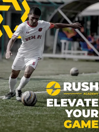 Elevate your game with the Rush Academy elite program. We provide the tools, coaching, and platform to help you reach your full potential.