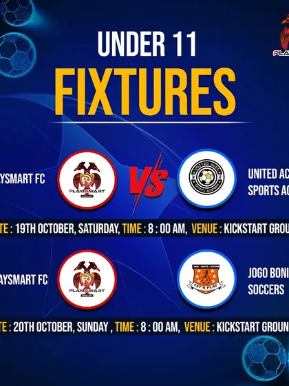 Game day is almost here! Our U-11 team is ready for two thrilling matches this weekend.