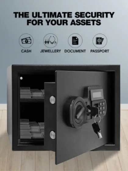 Our biometric safes are designed to provide the ultimate security for your most important assets. They offer ample, organized space for cash, jewelry, official documents, and passports, keeping them protected from unauthorized access.