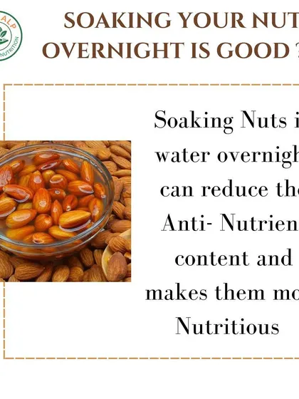 The simple act of soaking nuts and grains can significantly improve your digestion and nutrient absorption. It's a small habit with major health benefits that I recommend to all my clients.