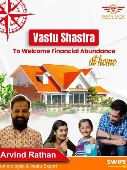 This is a simple Vastu guide to welcoming financial abundance. It covers key principles like placing a Kuber Yantra, keeping the home clutter-free, and ensuring the main door is in good repair.