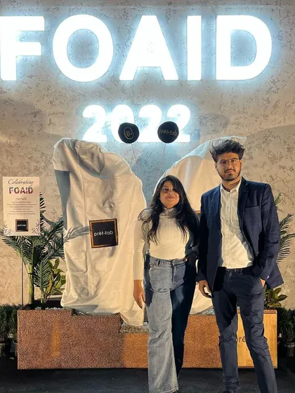 Aishwarya and Kunal at the Festival of Architecture and Interior Designing (FOAID) in 2022.