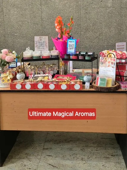 My stall at a 2-day exhibition at Amity University. It was a rewarding experience, and I was so happy with the amazing response from the students and faculty.