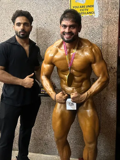 Another proud moment with a winning client.