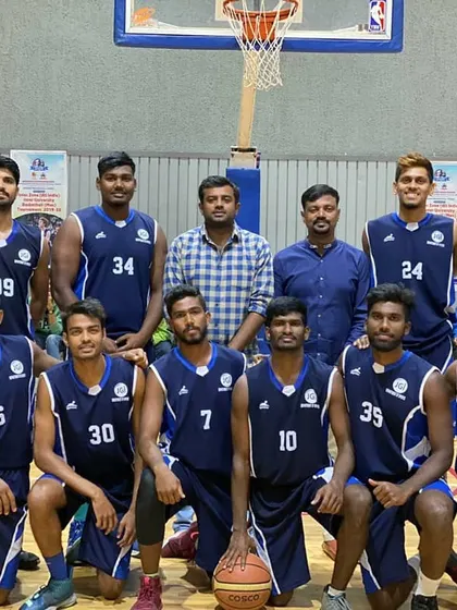 The Jain University team photo.
