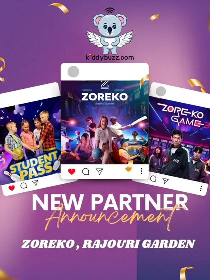 Level up the fun at Zoreko Gaming Zone in Rajouri Garden! From epic student passes to thrilling challenges, it's the ultimate gaming adventure for your kid's birthday party.