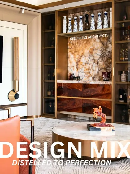 For this home bar, we combined a backlit exotic marble backsplash with rich veneers and custom glass shelving. The design provides a sophisticated, dedicated space for entertaining, where every detail is crafted to perfection.