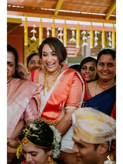 Capturing the joy of the celebration. Our makeup for guests is designed to look great in photos and last all day.