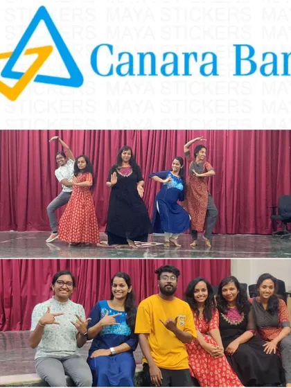 We had a fantastic time choreographing a special performance for the Canara Bank employees' Women's Day Celebration. Here are some moments from our rehearsals.