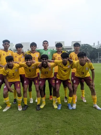 Our U17 team, heads held high after gaining valuable experience in the AIFF Elite Youth League.