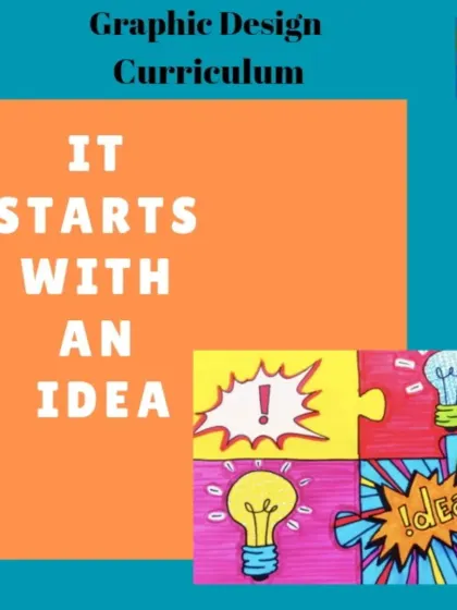 Our Graphic Design curriculum starts with an idea. We teach students how to brainstorm and visualize concepts before bringing them to life on paper and screen.