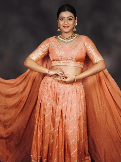 This lehenga is designed to make you feel like you're floating on air.