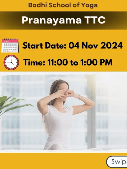 Master the art of breath with our Pranayama TTC. This course delves into the science and practice of various breathing techniques to control prana, or life force energy.