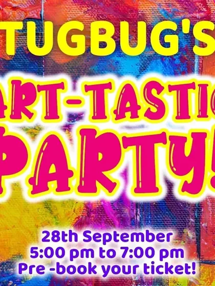 Announcing our Art-tastic Party. Join us for a day packed with our most popular activities, from wearable art to face painting and giant bubbles.