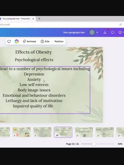 In our workshop, we discuss the psychological effects of obesity, such as anxiety, low self-esteem, and depression. I explain how a consistent yoga practice can help address these issues by fostering a positive body image and improving mental well-being.