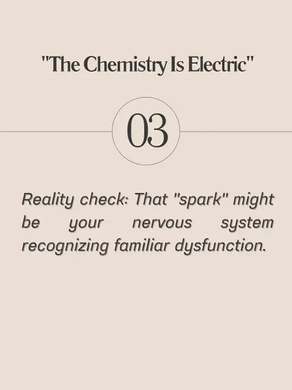 **Some of the biggest dating red flags actually feel like green flags at first.** That "electric chemistry" might be your nervous system recognizing familiar dysfunction, not a soulmate connection. This guide breaks down common traps, like mistaking intensity for intimacy or codependency for connection. Understanding these patterns is the first step to stop attracting what's familiar and start attracting what's healthy.
