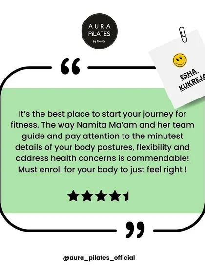 We are so grateful for clients like Esha. She highlights how we pay attention to the minutest details of posture and health concerns. It's our goal to make sure your body just feels right.