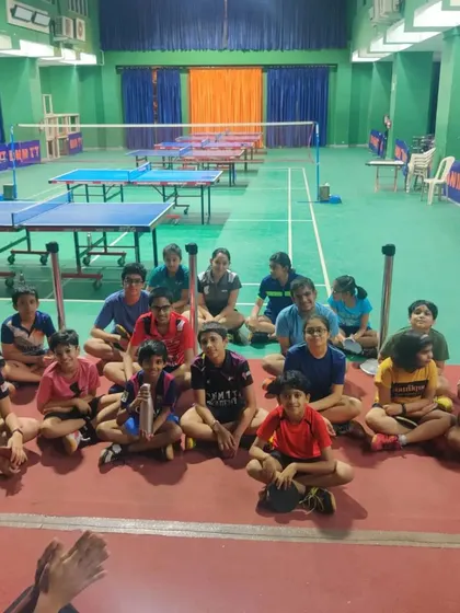A group photo after a successful session with Confidence Psychologist Mr. Vikramadithya. We are proud to integrate mental skills training into our summer camp curriculum.