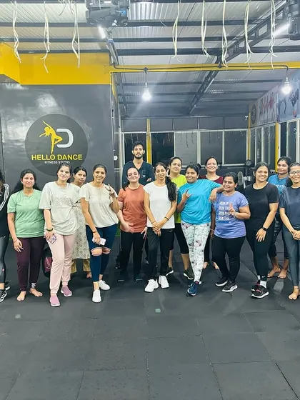 A duplicate image showing our energetic dance and fitness group at the BTM studio.