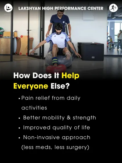 Beyond athletes, our physiotherapy services help everyone experience a better quality of life. We provide pain relief from daily activities, improve mobility and strength, and offer a non-invasive approach to wellness.