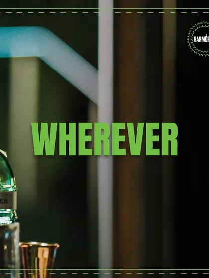 Wherever. The second part of our promise, we can set up our bar in any location you choose.