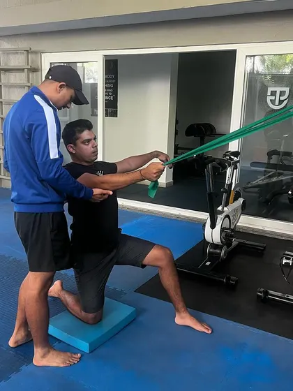 Our sports science team is dedicated to the health of our players. Here, our physios work one-on-one with athletes on injury prevention exercises, mobility work, and rehabilitation, ensuring they stay healthy and strong.