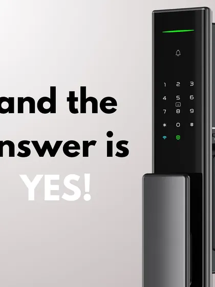 The answer is a definitive yes. Our smart locks are engineered with advanced security features to protect your home, combining robust physical construction with cutting-edge digital encryption for superior protection.