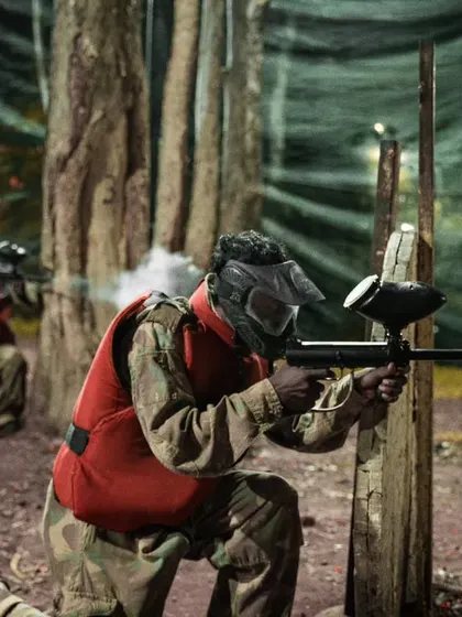 Gear up, take aim, and let the friendly fire begin. My paintball arena is the perfect place to settle those office rivalries.