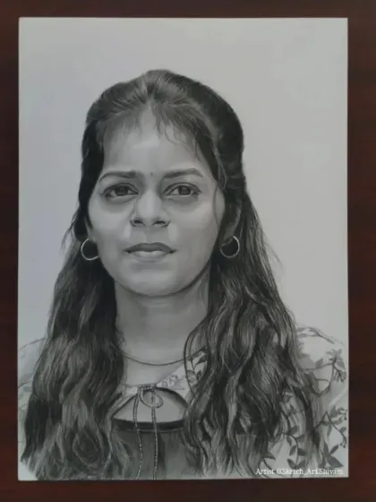A straightforward and beautiful A4 portrait commission. My goal here was to create a realistic and honest likeness for the client.