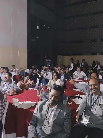 An enthusiastic audience, fully engaged and having a great time. Creating this kind of fun, electric atmosphere is just as important as the magic itself.