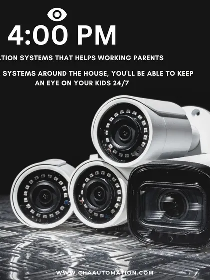 For working parents, our camera systems offer invaluable peace of mind. We install high-definition cameras in key areas so you can check in on your children anytime, ensuring they are safe and sound while you are at work.