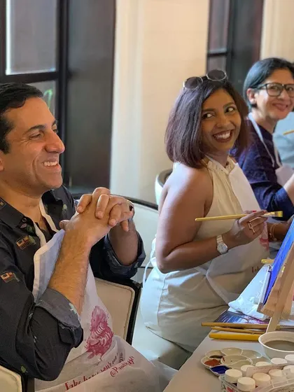 The joy and laughter at our Kochi workshop were infectious. It was a memorable celebration of art and community.