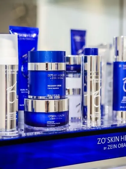 The ZO Skin Health product line, used in my medical-grade facials. These formulations are developed by Dr. Zein Obagi and represent the gold standard in dermatological skincare.