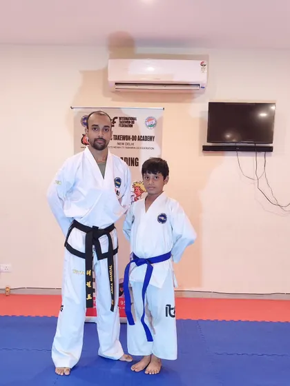 Congratulations to this student on his promotion to a blue belt. This is a result of his consistent effort and discipline in class.