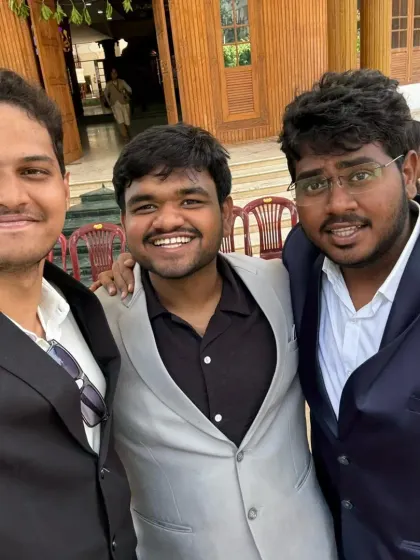 A happy selfie from the graduation day. Renting a suit means you can get a high-quality, perfectly fitting outfit for your special day without the high cost.