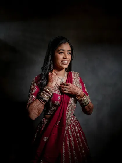 The magic of a Sangeet night. From the couple's dance to the grand entrance, we capture the energy, romance, and stunning outfits of your celebration.
