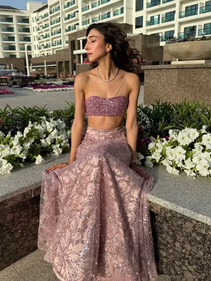 Soaking in the sun before a bridesmaid performance in Dubai. We travel and are ready to perform for all your wedding functions.