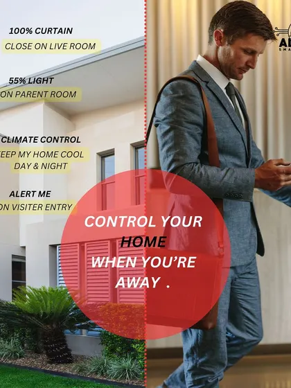 Even when you are away on vacation, your home is under your control. Use the app to manage lights and curtains to make it look like someone is home, giving you complete peace of mind.