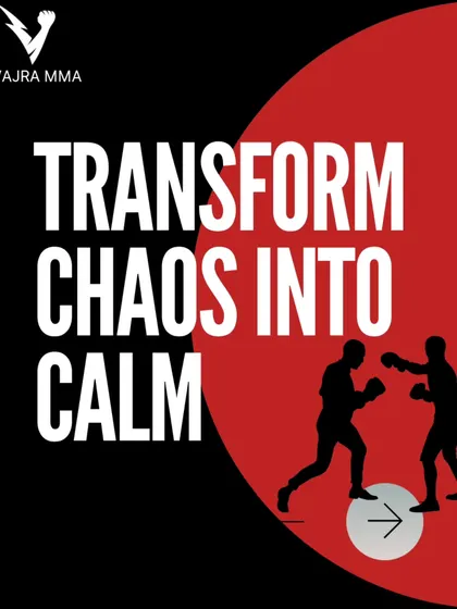 The goal of our training is to help you transform the chaos of a fight, and of life, into a state of calm focus and control.