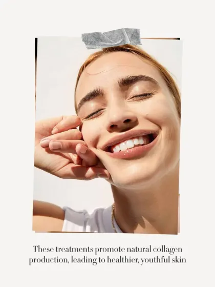 The ultimate goal of regenerative treatments is to promote natural collagen production. This leads to healthier, more youthful skin that looks and feels real, as captured by this joyful image.