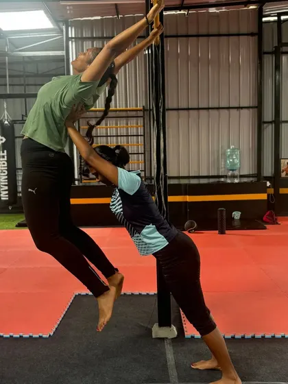 Partner stretches are a great way to improve flexibility and build trust within our community.