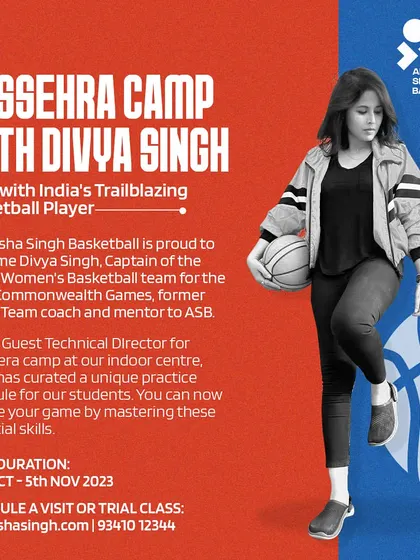Join our intensive 21-day Dussehra basketball camp with residential options available. You will experience real-time coaching, match practices, and in-depth assessments with our expert team.