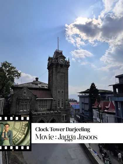 Another angle of the 'Jagga Jasoos' Clock Tower. Our itineraries can be customized to include your favorite movie locations.