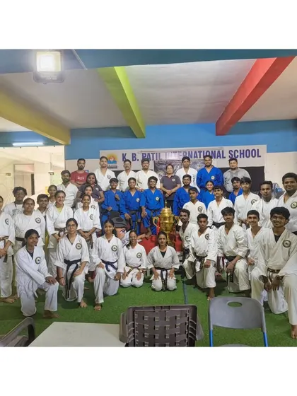 A group photo from our Captain Selection event for the AISKF Warriors League. Team managers and captains gather, ready to lead their teams to victory.