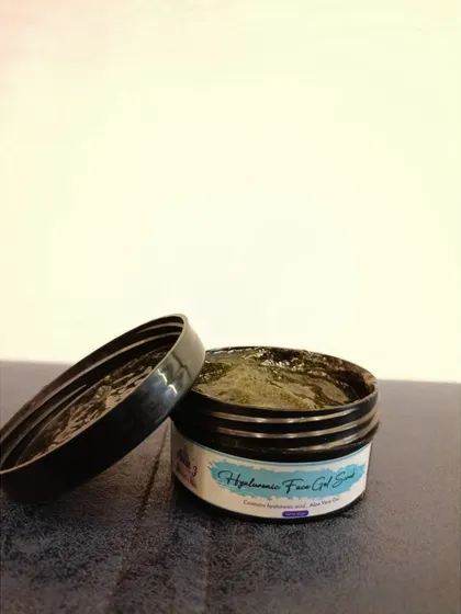 My Hyaluronic Face Gel Scrub is designed to give you a brighter, more balanced skin tone. It gently removes dead skin, suntan, and blackheads while hydrating your skin and improving its elasticity.