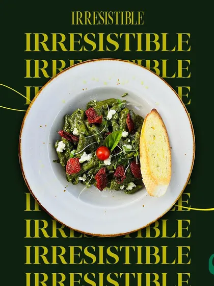 Our irresistible pesto pasta with sun-dried tomatoes and feta cheese is a dish you'll come back for.