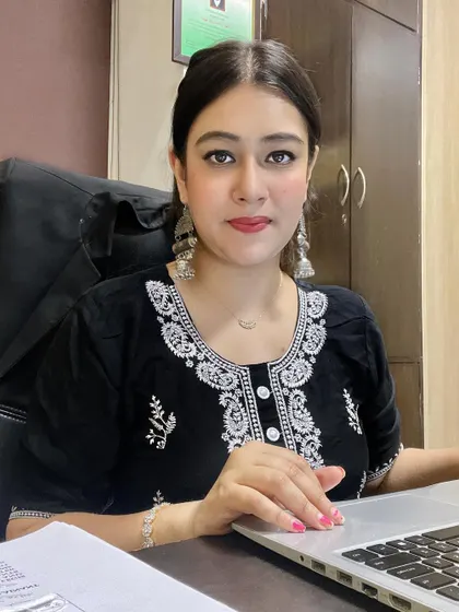 At my desk, ready to assist with your legal needs. I specialize in a variety of areas, from corporate and business law to matrimonial and family disputes.