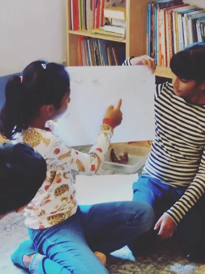 More moments from our science and nature explorations, showing the variety of projects and the deep focus of the children as they engage with the natural world.