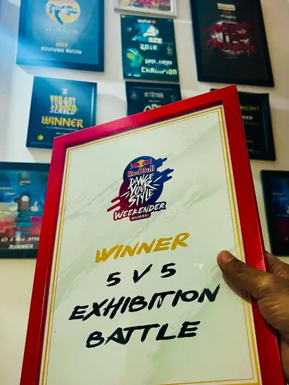 A close-up of the winner's certificate, a symbol of the hard work and talent of our dancers.